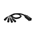 Adam Hall Cables 4 STAR CATBOX XM5 - Audio & DMX Multicore | Adam Hall® 4 XLR 5-Pol Male x Cat.6a