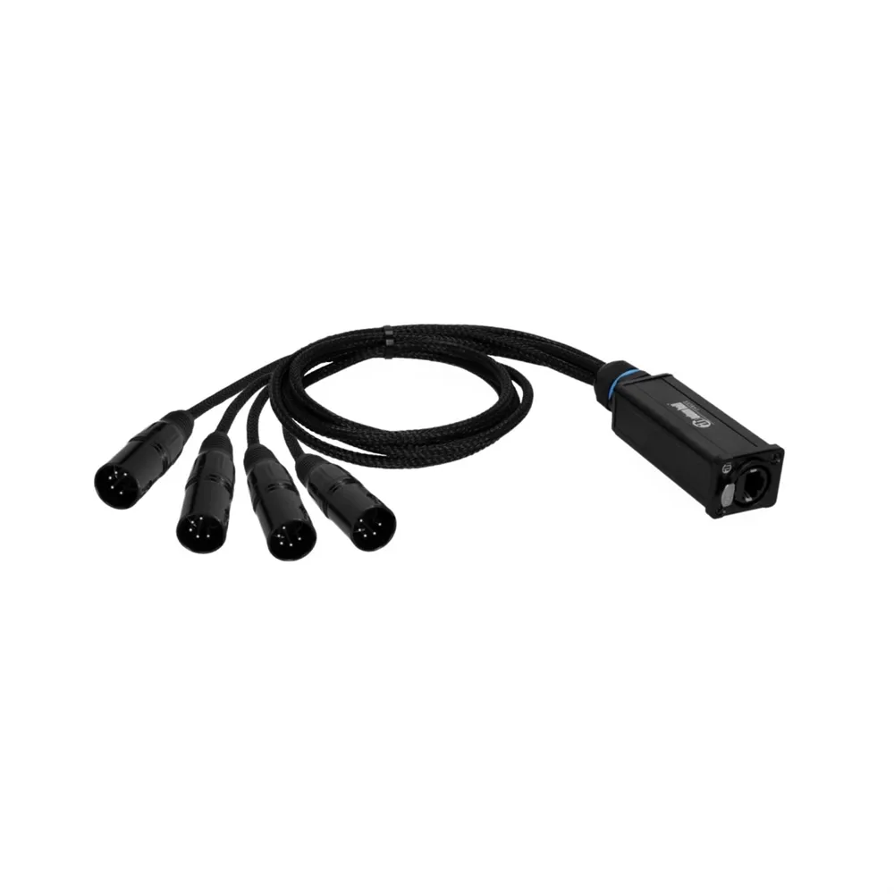 Adam Hall Cables 4 STAR CATBOX XM5 - Audio & DMX Multicore | Adam Hall® 4 XLR 5-Pol Male x Cat.6a