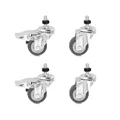 Adam Hall Cables 4 STAR CD CASTOR SET - Set aus 4 Lenkrollen für K4CD450 & K4CD650
