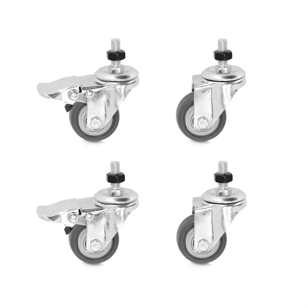 Adam Hall Cables 4 STAR CD CASTOR SET - Set aus 4 Lenkrollen für K4CD450 & K4CD650