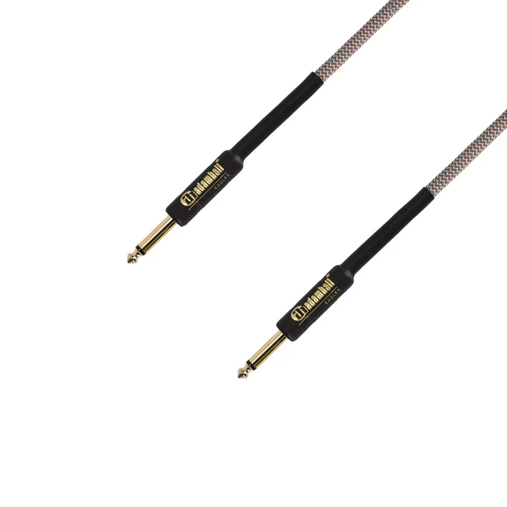 Adam Hall Cables 4 STAR IPP 0600 BRW - Instrumentenkabel | Nylonmantel Adam Hall® Klinke TS | 6 m