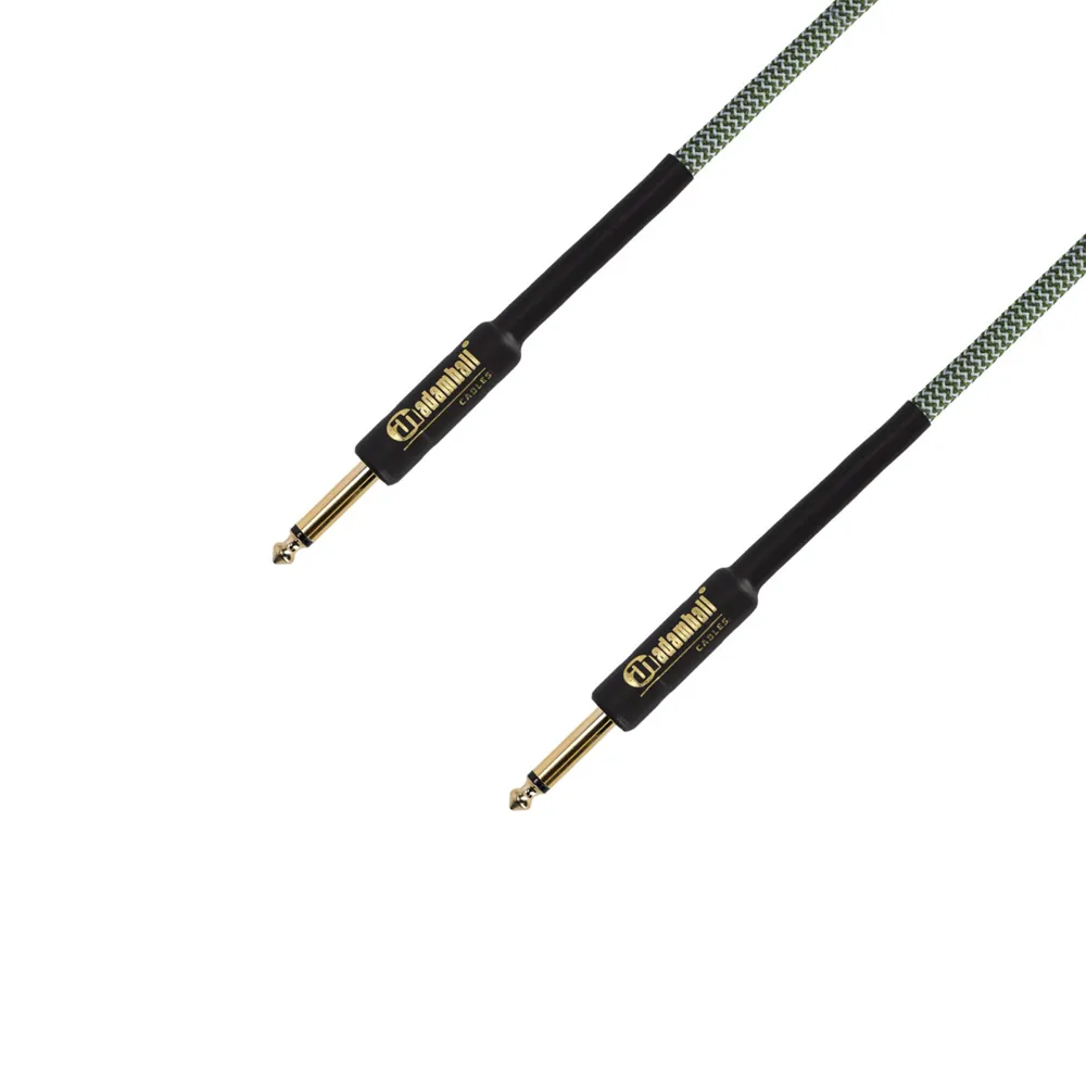 Adam Hall Cables 4 STAR IPP 0600 GRN - Instrumentenkabel | Nylonmantel Adam Hall® Klinke TS | 6 m