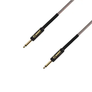 Adam Hall Cables 4 STAR IPP 0900 BRW - Instrumentenkabel | Nylonmantel Adam Hall® Klinke TS | 9 m