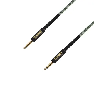 Adam Hall Cables 4 STAR IPP 0900 GRN - Instrumentenkabel | Nylonmantel Adam Hall® Klinke TS | 9 m