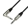 Adam Hall Cables 4 STAR IPR 0300 - Instrumentenkabel | Rean® Winkelklinke TS x Klinke TS | 3 m