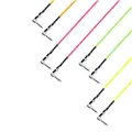Adam Hall Cables 4 STAR IRR 0030 NEO SET - Pedalboard Patchkabel | 4er Set Adam Hall® Winkelklinke TS | 0,3 m