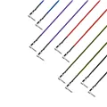 Adam Hall Cables 4 STAR IRR 0030 SET - Pedalboard Patchkabel | 5er Set Adam Hall® Winkelklinke TS | 0,3 m