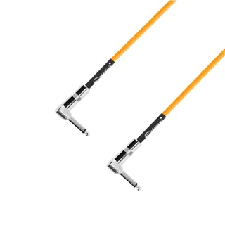 Adam Hall Cables 4 STAR IRR 0060 NEO SET - Pedalboard Patchkabel | 4er Set Adam Hall® Winkelklinke TS | 0,6 m