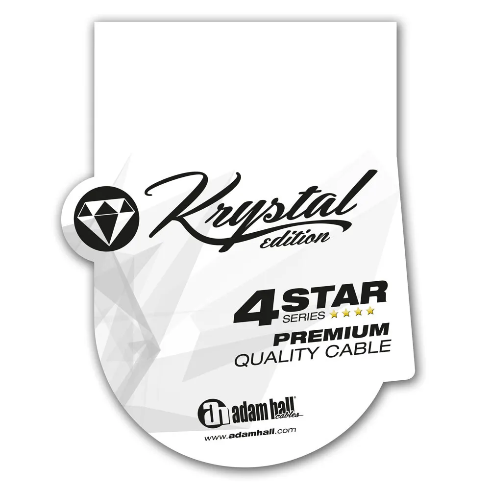 Adam Hall Cables 4 STAR MMF 1000 KRYSTAL - Mikrofonkabel | OCC Kupfer Yongsheng® XLR | 10 m