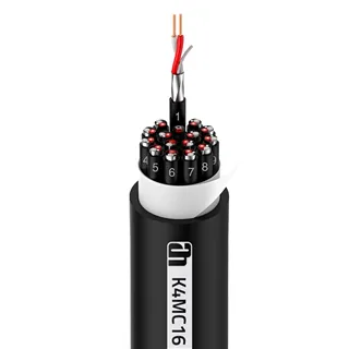 Adam Hall Cables 4 STAR MULTICORE 16 - Multicore Kabel | 16 Kanal 32 x 0,14 mm² AWG26 | 1 m