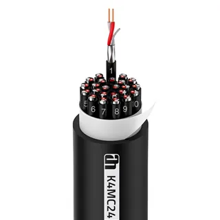Adam Hall Cables 4 STAR MULTICORE 24 - Multicore Kabel | 24 Kanal 48 x 0,14 mm² AWG26 | 1 m