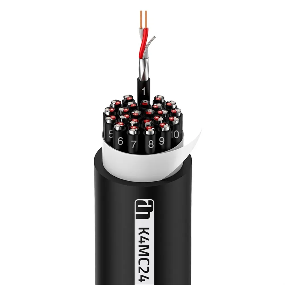 Adam Hall Cables 4 STAR MULTICORE 24 - Multicore Kabel | 24 Kanal 48 x 0,14 mm² AWG26 | 1 m