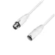 Adam Hall Cables 4 STAR MMF 0250 SNOW - Mikrofonkabel | Adam Hall® XLR | 2,5 m