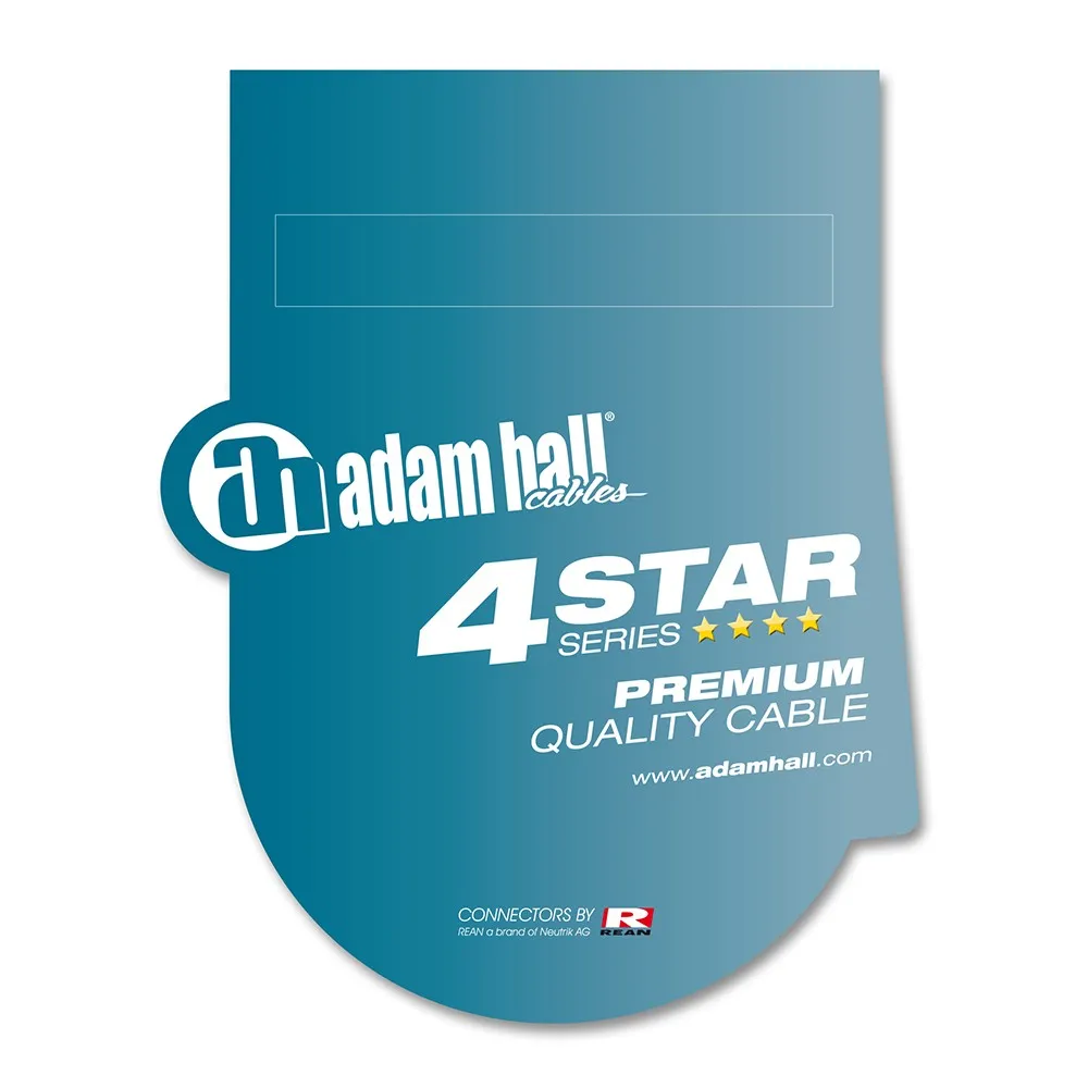 Adam Hall Cables 4 STAR TPC 0600 - Twin Kabel | Rean® 2 Klinke TS x 2 Cinch | 6 m