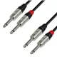 Adam Hall Cables 4 STAR TPP 0150 - Twin Kabel | Rean® 2 Klinke TS x 2 Klinke TS | 1,5 m