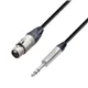 Adam Hall Cables 5 STAR BF V0300 - Symmetrisches Kabel | Neutrik® XLR Female x Klinke TRS | 3 m