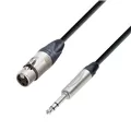 Adam Hall Cables 5 STAR BF V0300 - Symmetrisches Kabel | Neutrik® XLR Female x Klinke TRS | 3 m