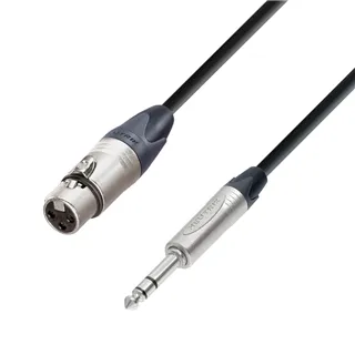 Adam Hall Cables 5 STAR BFV 0500 - Symmetrisches Kabel Neutrik® XLR Female x Klinke TRS | 5 m