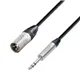 Adam Hall Cables 5 STAR BMV 0300 - Symmetrisches Kabel | Neutrik® XLR Male x Klinke TRS | 3 m