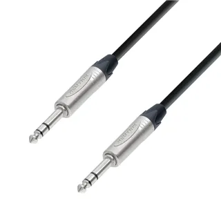 Adam Hall Cables 5 STAR BVV 0300 - Symmetrisches Kabel | Neutrik® Klinke TRS | 3 m