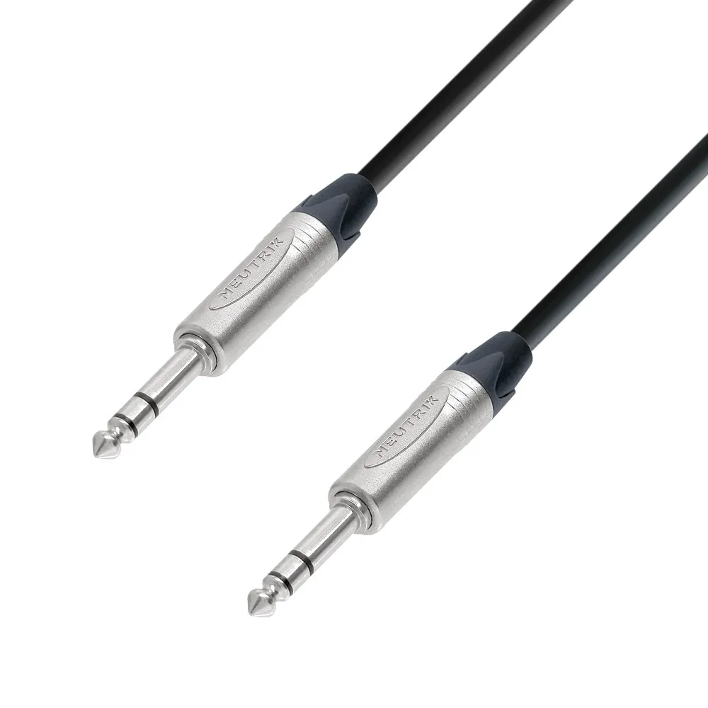 Adam Hall Cables 5 STAR BVV 1000 - Symmetrisches Kabel | Neutrik® Klinke TRS | 10 m