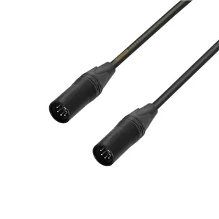 Adam Hall Cables 5 STAR DGG 0020 - Adapterkabel | XLR 5-Pol Male x XLR 5-Pol Male | 0,2 m