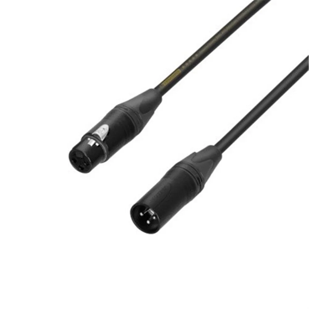 Adam Hall Cables 5 STAR DMF 1000 BULK VERSION - DMX Kabel | Neutrik® XLR 3-Pol ohne Einzelverpackung | 10 m