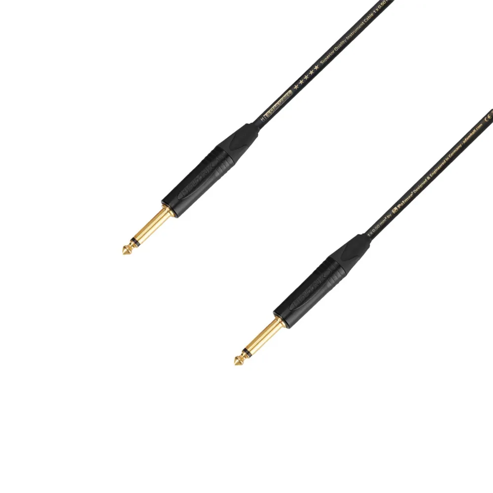 Adam Hall Cables 5 STAR IPP 0150 PALMER® CABLE - Instrumentenkabel | Palmer® & Neutrik® Klinke TS | 1,5 m