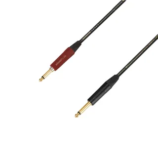 Adam Hall Cables 5 STAR IPP 0300 PALMER® CABLE SILENT - Instrumentenkabel | Palmer® & Neutrik silentPLUG® Klinke TS | 3 m