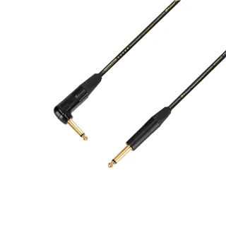 Adam Hall Cables 5 STAR IPR 0300 PALMER® CABLE - Instrumentenkabel | Palmer® & Neutrik® Winkelklinke x Klinke TS | 3 m
