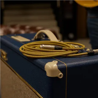 Adam Hall Cables 5 STAR IRP 0600 VINTAGE - Instrumentenkabel | Neutrik® Winkelklinke TS x Klinke TS | 6 m
