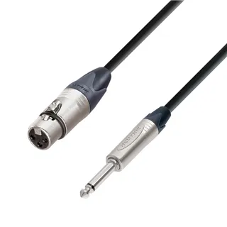 Adam Hall Cables 5 STAR MFP 1000 - Mikrofonkabel | Neutrik® XLR Female x Klinke TS | 10 m