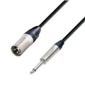 Adam Hall Cables 5 STAR MMP 1000 - Unsymmetrisches Kabel Neutrik® XLR Male x Klinke TS | 10 m
