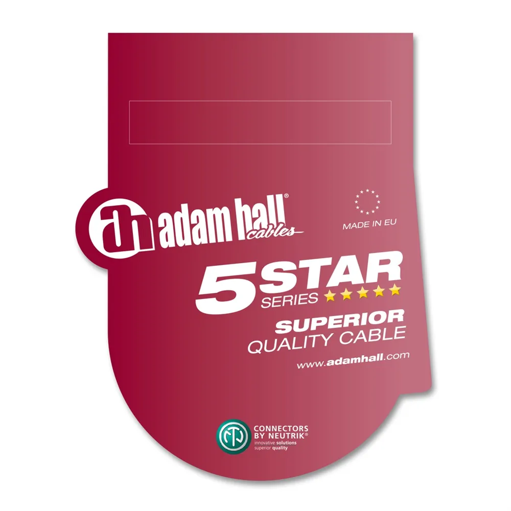 Adam Hall Cables 5 STAR 1.5 SPEAKON 5m - Lautsprecherkabel Neutrik speakON® 2-Pol 2 x 1,5 mm² | 5 m