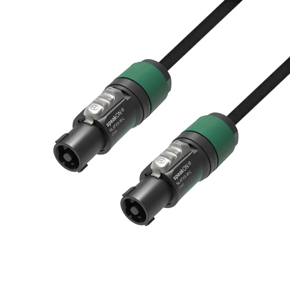 Adam Hall Cables 5 STAR 2.5 SPEAKON 2m - Lautsprecherkabel Neutrik speakON® 4-Pol 2 x 2,5 mm² | 2 m
