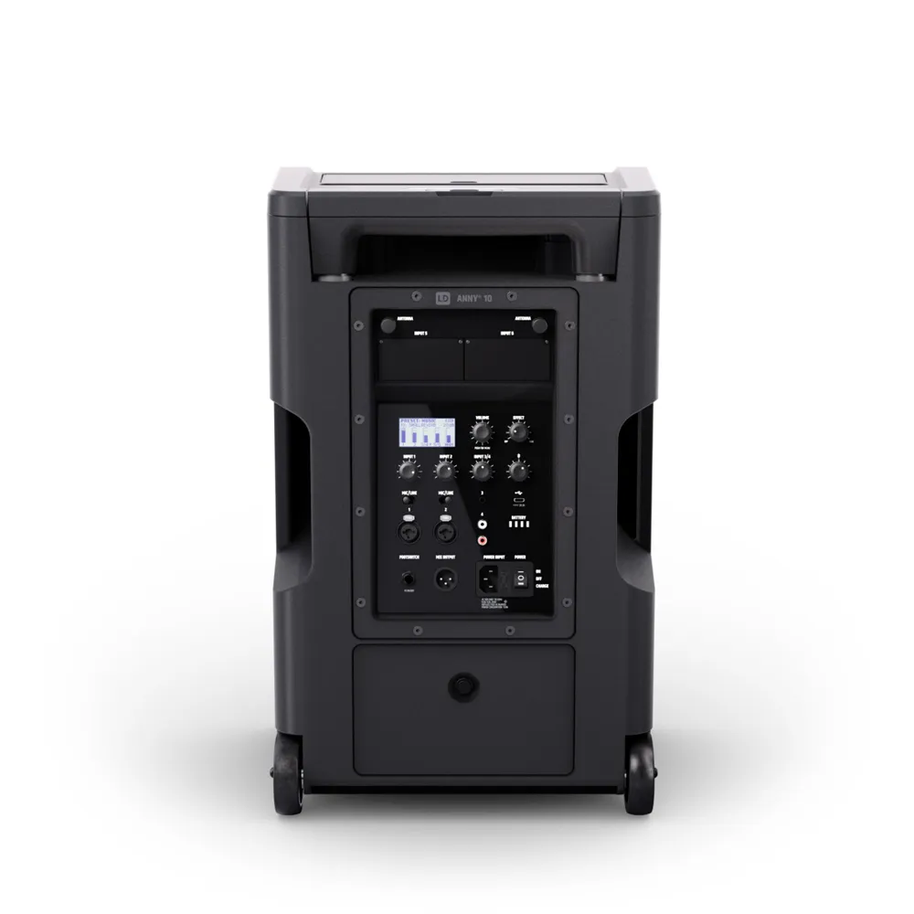 LD Systems ANNY® 10 - 10" Mobiler Bluetooth® PA-Lautsprecher mit Akku und Mixer
