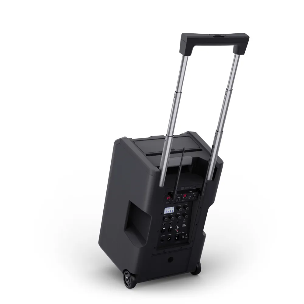 LD Systems ANNY® 10 HHD 2 B5 - 10" Mobiler Bluetooth® PA-Lautsprecher mit Akku, Mixer und 2x Funkmikrofon