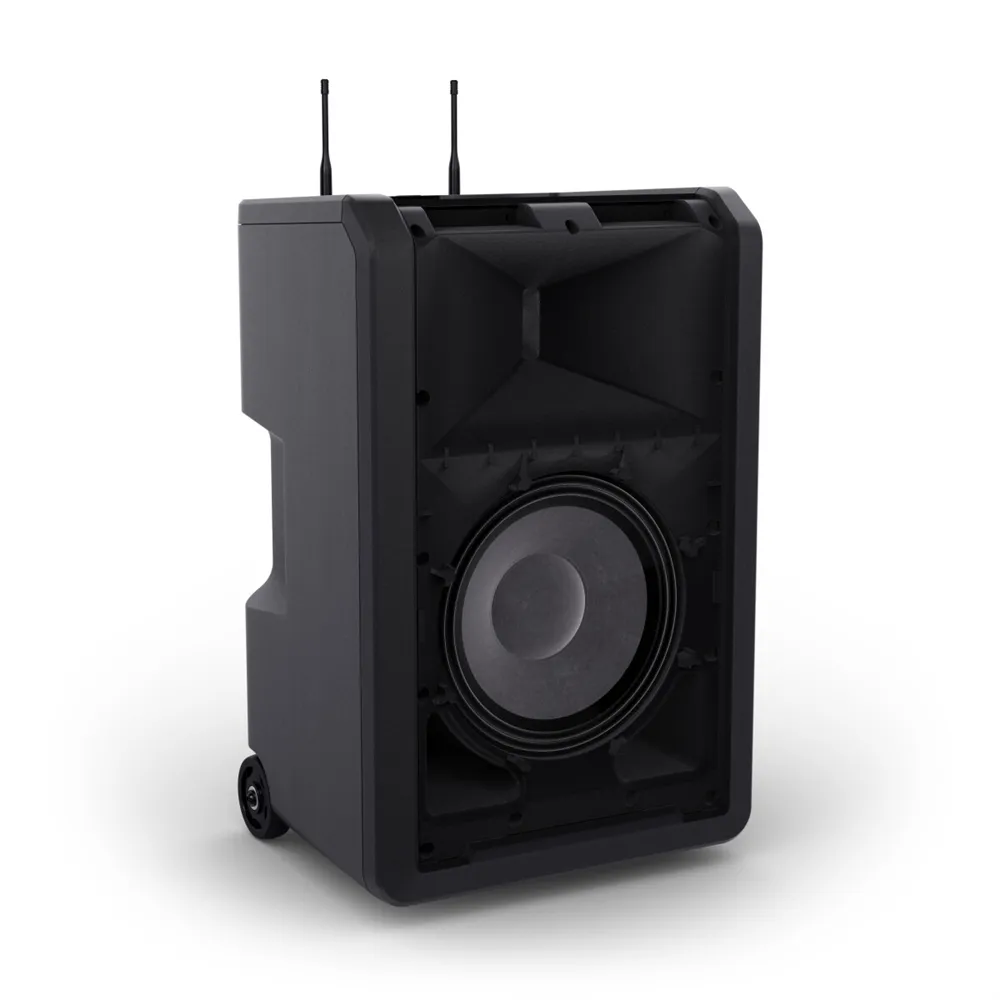 LD Systems ANNY® 10 HHD 2 B5 - 10" Mobiler Bluetooth® PA-Lautsprecher mit Akku, Mixer und 2x Funkmikrofon
