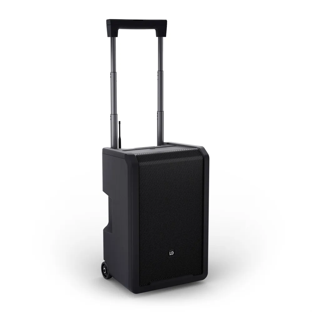LD Systems ANNY® 10 HHD B5 - 10" Mobiler Bluetooth® PA-Lautsprecher mit Akku, Mixer und 1x Funkmikrofon