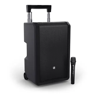 LD Systems ANNY® 10 HHD B8 - 10" Mobiler Bluetooth® PA-Lautsprecher mit Akku, Mixer und 1x Funkmikrofon