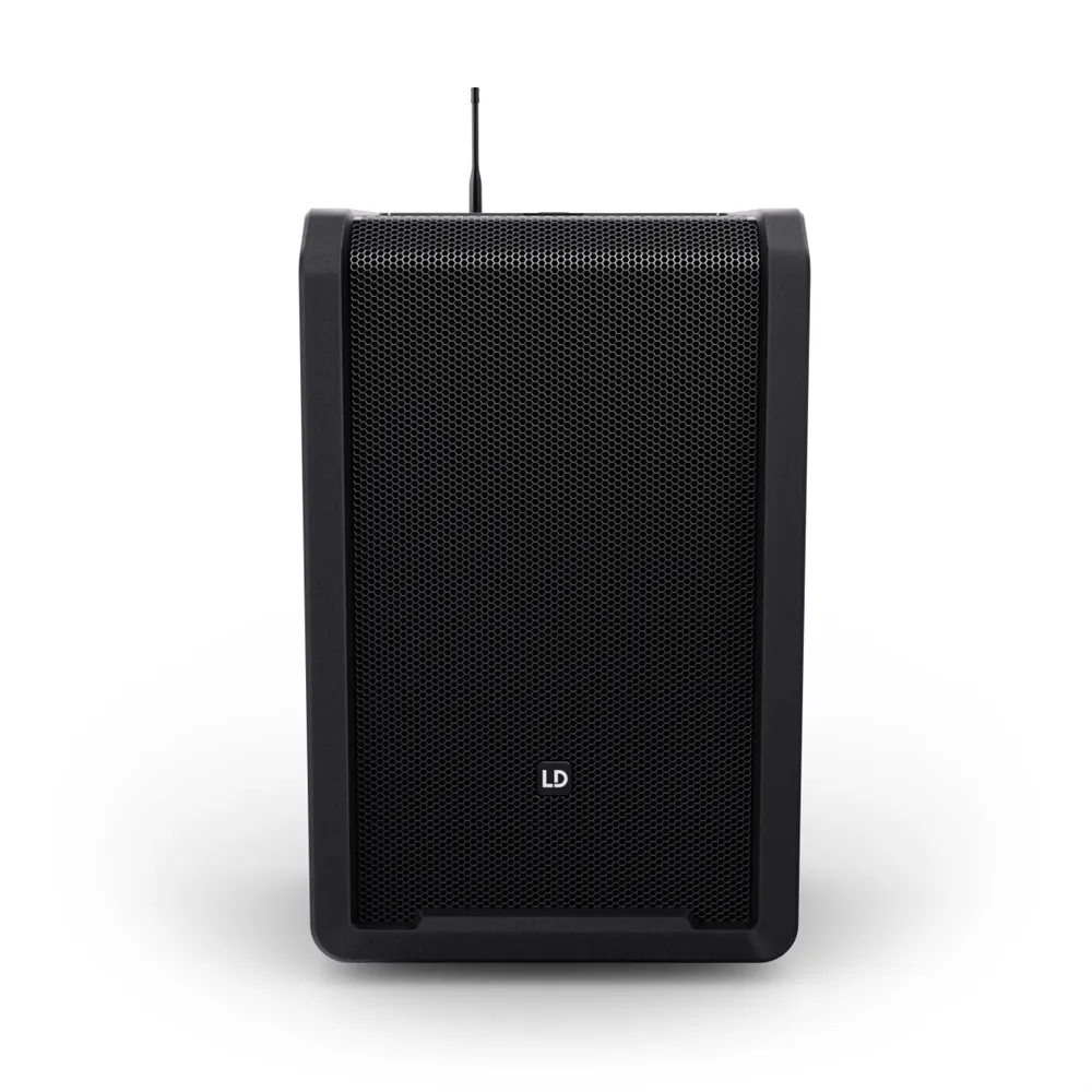 LD Systems ANNY® 10 HHD B8 - 10" Mobiler Bluetooth® PA-Lautsprecher mit Akku, Mixer und 1x Funkmikrofon