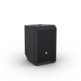 LD Systems ANNY® 8 - Tragbarer Bluetooth® PA-Lautsprecher mit Akku und Mixer, Stage Black