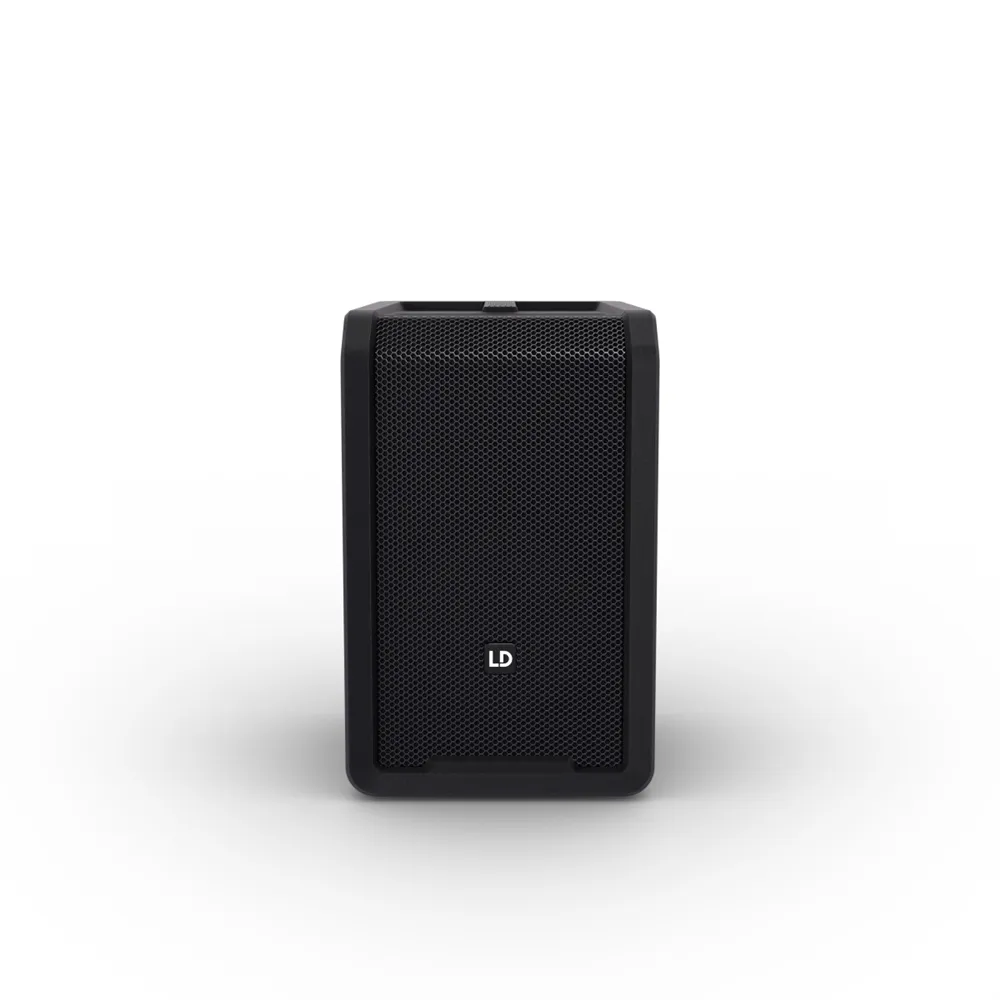 LD Systems ANNY® 8 - Tragbarer Bluetooth® PA-Lautsprecher mit Akku und Mixer, Stage Black