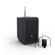 LD Systems ANNY® 8 BPH B6 - Tragbarer Bluetooth® PA-Lautsprecher mit Akku, Mixer und 1x Headset-Mikrofon