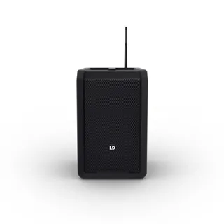 LD Systems ANNY® 8 BPH B6 - Tragbarer Bluetooth® PA-Lautsprecher mit Akku, Mixer und 1x Headset-Mikrofon
