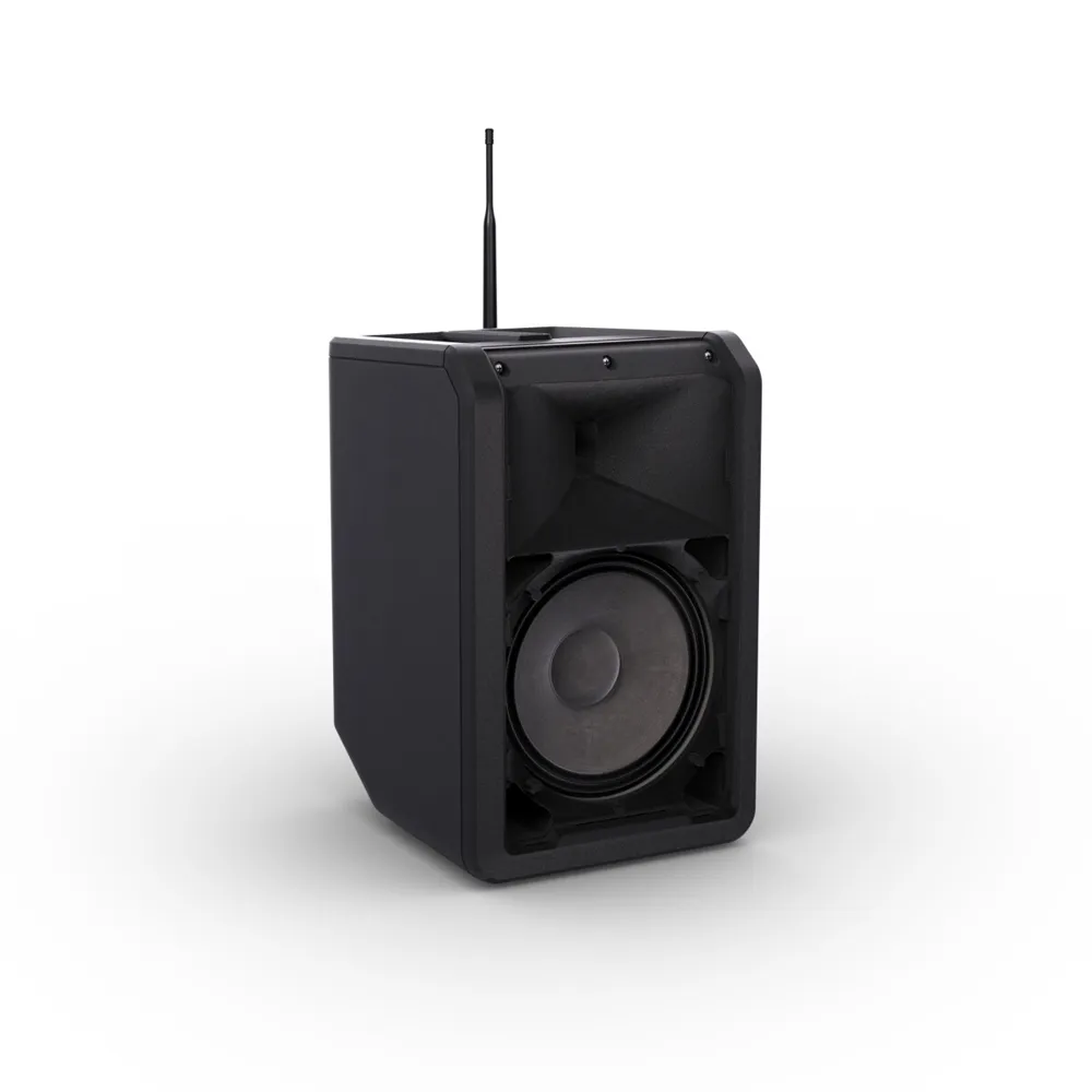 LD Systems ANNY® 8 BPH B6 - Tragbarer Bluetooth® PA-Lautsprecher mit Akku, Mixer und 1x Headset-Mikrofon