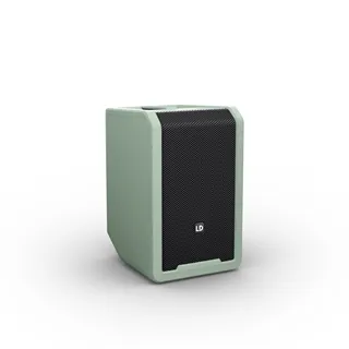 LD Systems ANNY® 8 GN - Tragbarer Bluetooth® PA-Lautsprecher mit Akku und Mixer, Adventure Green