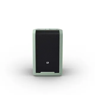 LD Systems ANNY® 8 GN - Tragbarer Bluetooth® PA-Lautsprecher mit Akku und Mixer, Adventure Green