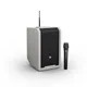 LD Systems ANNY® 8 HHD B8 G - Tragbarer Bluetooth® PA-Lautsprecher mit Akku , Mixer und 1x Funkmikrofon, Urban Grey