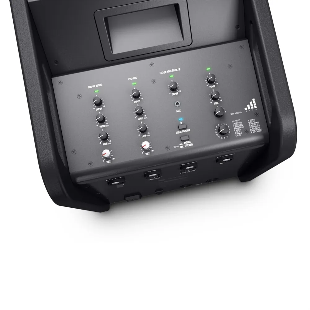 LD Systems CURV 500 ES - Portables Array System Entertainer Set inklusive Distanzstange und Lautsprecherkabel